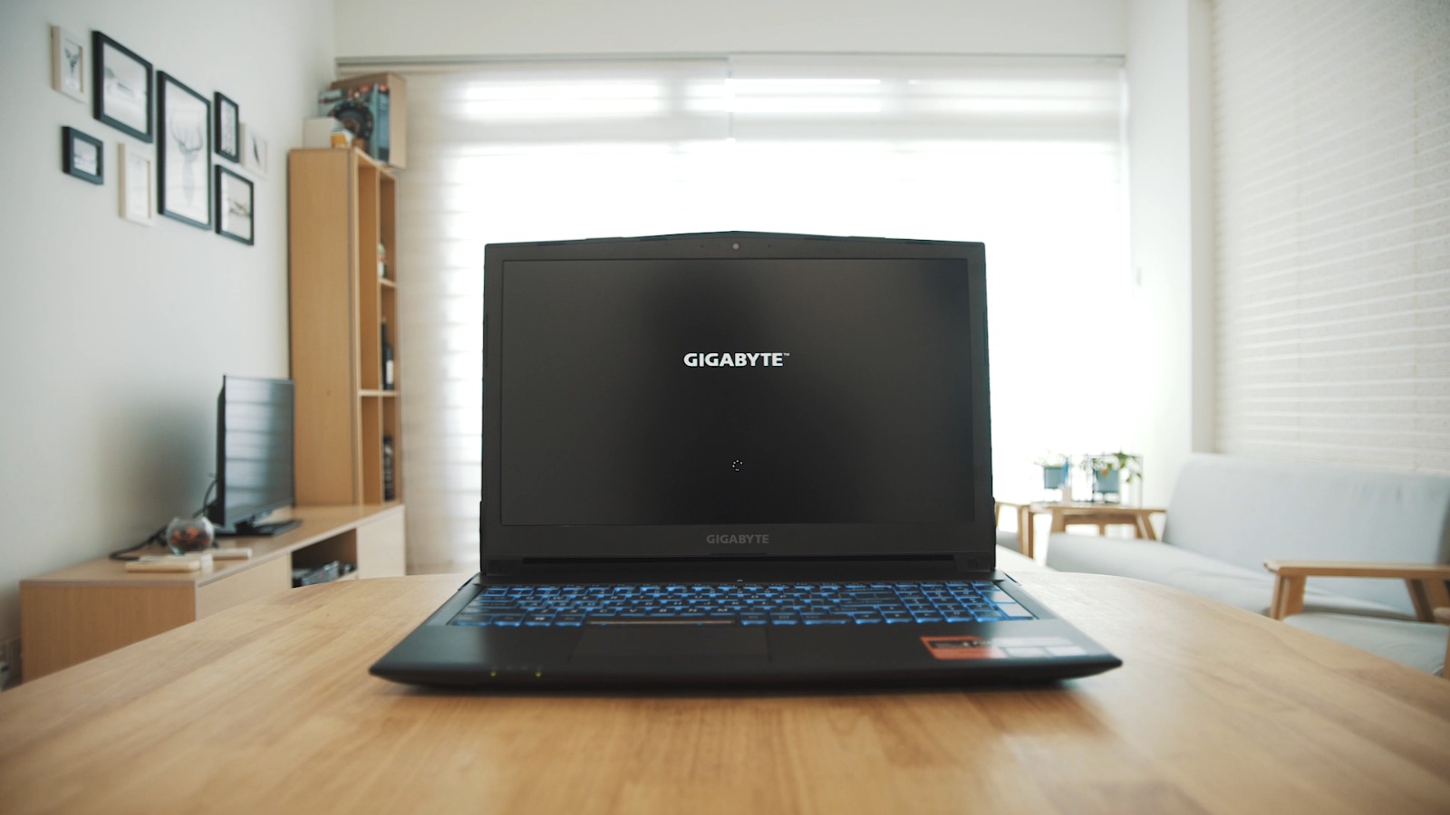 Gigabyte Sabre 15 black gaming laptop