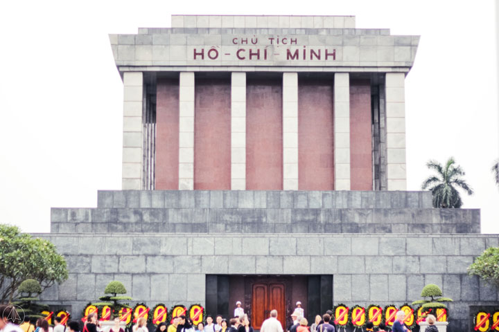 Ho Chi Minh Mausoleum Hanoi Vietnam