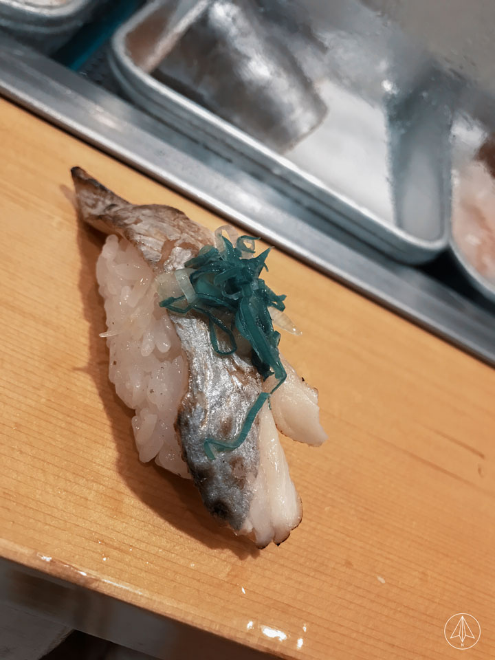 Sushi Dai Cutlass fish sushi